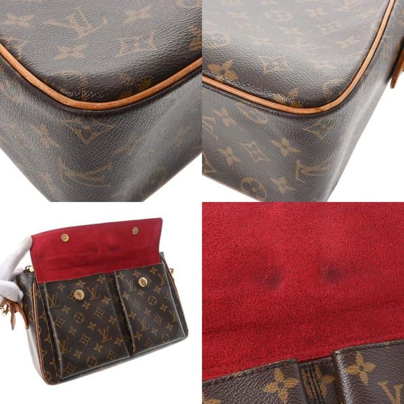 LOUIS VUITTON Louis Vuitton Monogram Vibasite GM Brown M51163 Women's Canvas ... - Picture 10 of 12